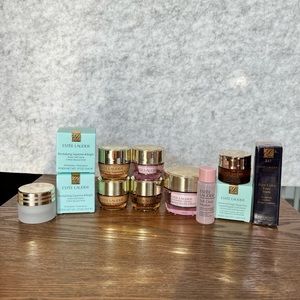 Estée Lauder 12 piece sample set skincare moisturizer eye cream lipstick NEW